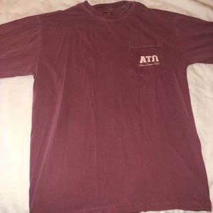 ATO Alpha Tau Omega Long Sleeve Pocket Tee